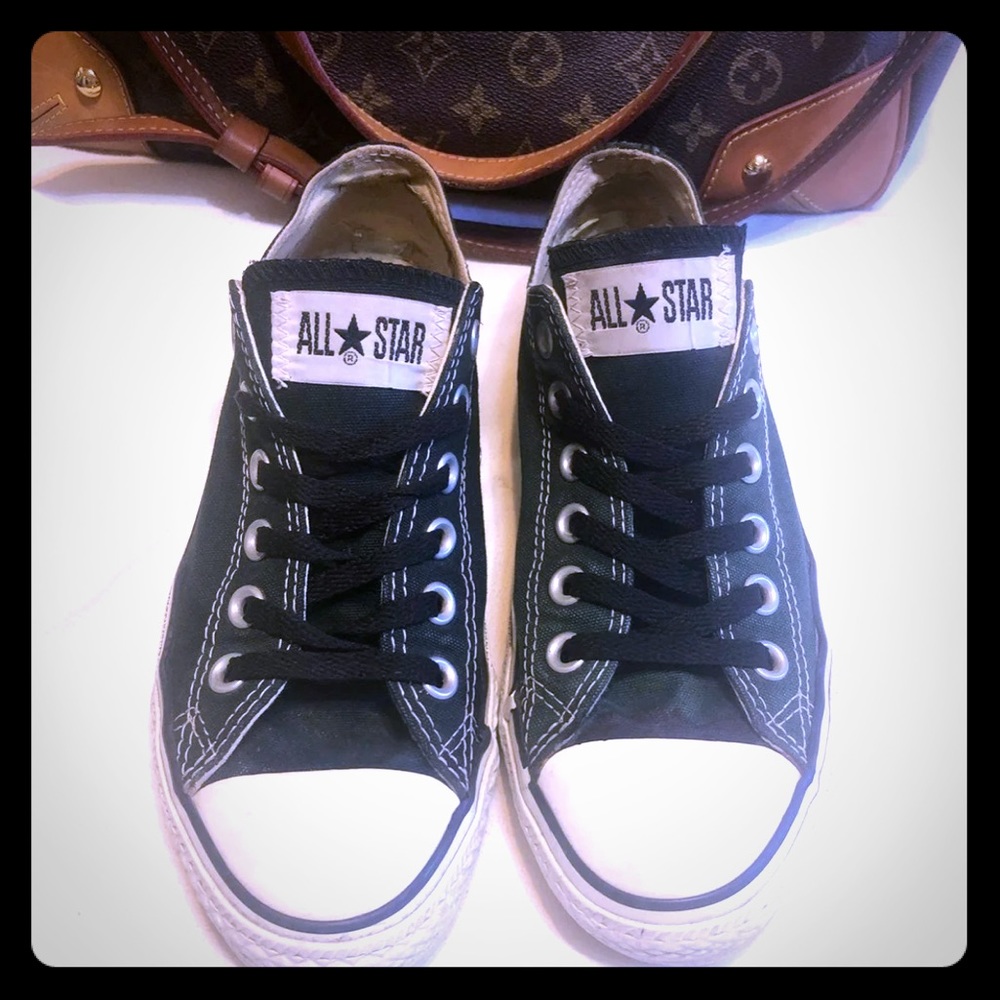 Black converse all star 7